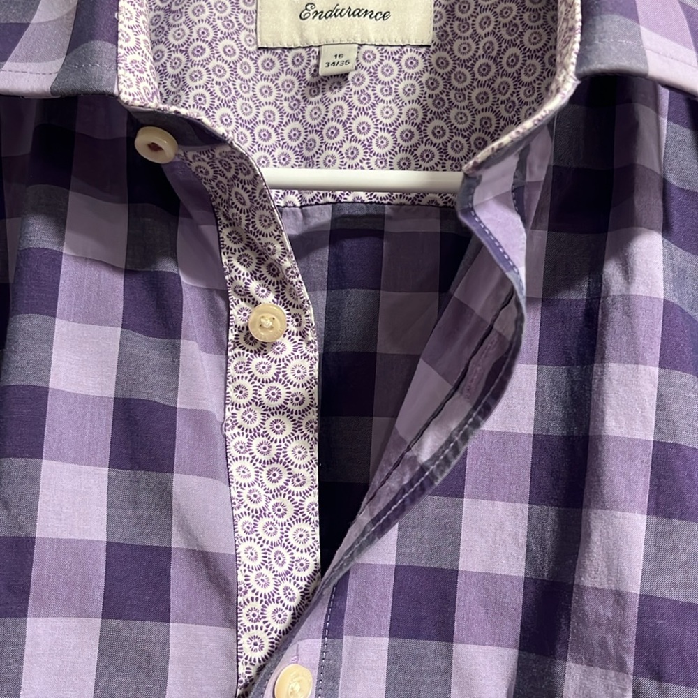 Ted Baker Endurance Button Down Size Neck 16 34/35 - Picture 3 of 5